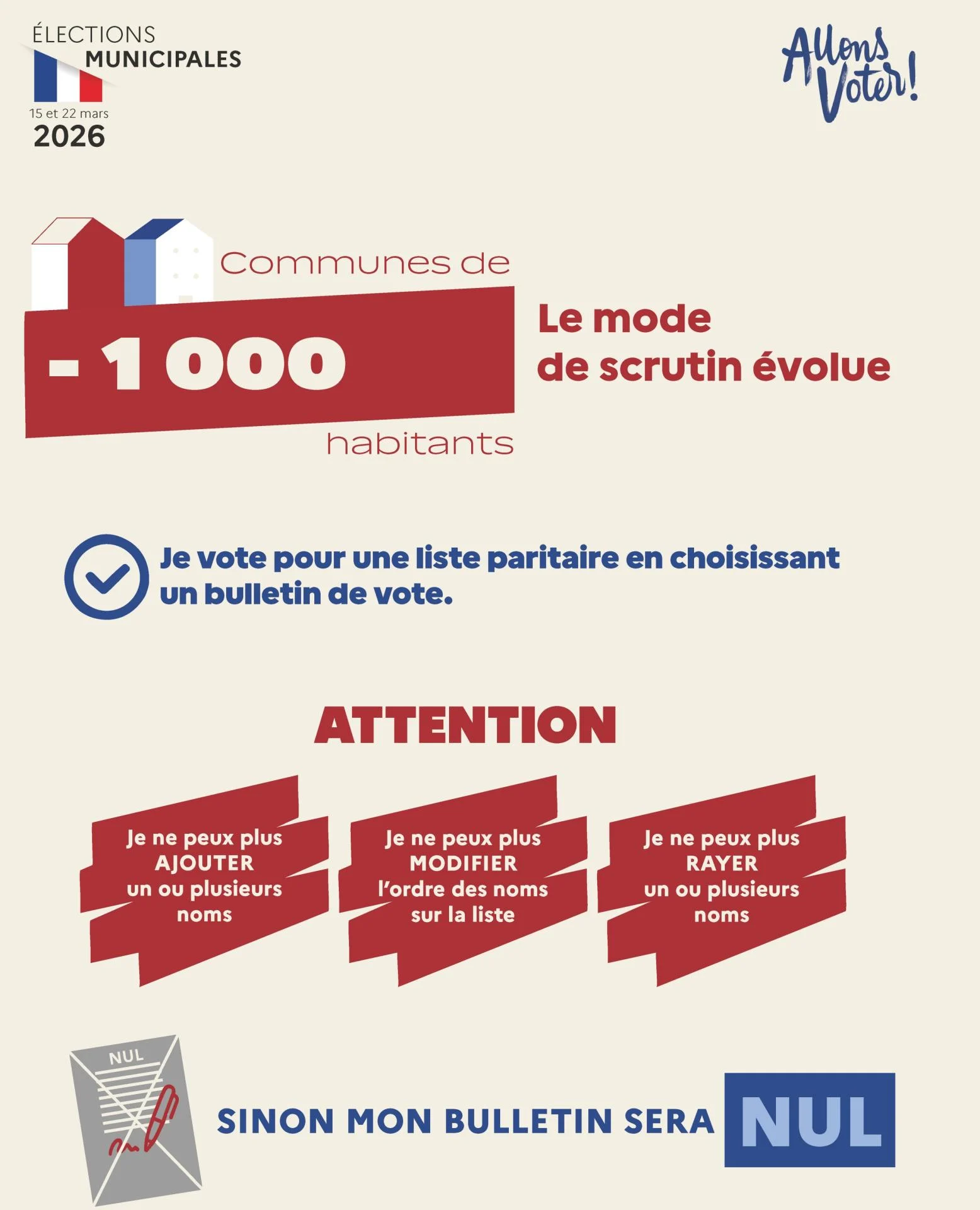 Affiche election 2026